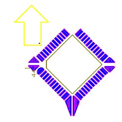 OFP和PLCC型集成塊如采用紅膠工藝過波峰,需采用斜角45度方式擺放，且每邊的最后一個(gè)引腳均需添加盜錫焊盤