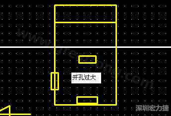 PCB設(shè)計(jì)時(shí)后焊元件焊盤開孔過大容易使焊錫流進(jìn)插座造成短路。