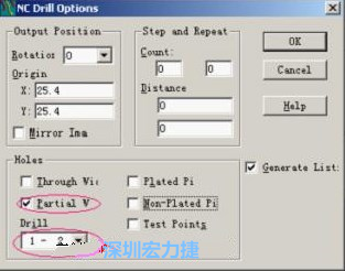 轉(zhuǎn)完Gerber后，接著還需轉(zhuǎn)鉆孔，通孔和盲、埋孔的轉(zhuǎn)法有所不同，轉(zhuǎn)通孔只須點(diǎn)擊Add，在彈出的窗口Document Name輸入文件名