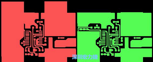 此操作可使文件中大部分的焊盤輸出后仍為焊盤，不會成為線性焊盤，并且不會產(chǎn)生像下圖一樣的短路情況