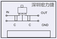 圖3：降壓電路的PCB設(shè)計示例。