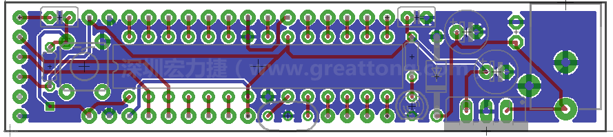 以上就是布線的所有步驟了。接下來就只剩下絲?。╯ilk-screen）、建立Gerber檔跟drill檔和送去印刷電路板廠制作的步驟。
