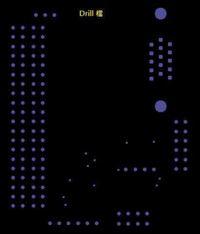 產(chǎn)生Drill File及 Map File 的Gerber 檔案，此會(huì)產(chǎn)生描述此PCB所用到的鉆孔的孔徑尺寸及鉆孔的座標(biāo)資訊。